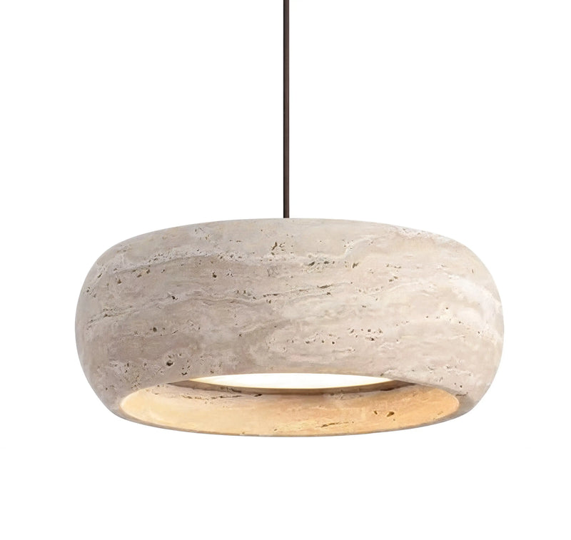 Claros - Travertine Ring Pendant