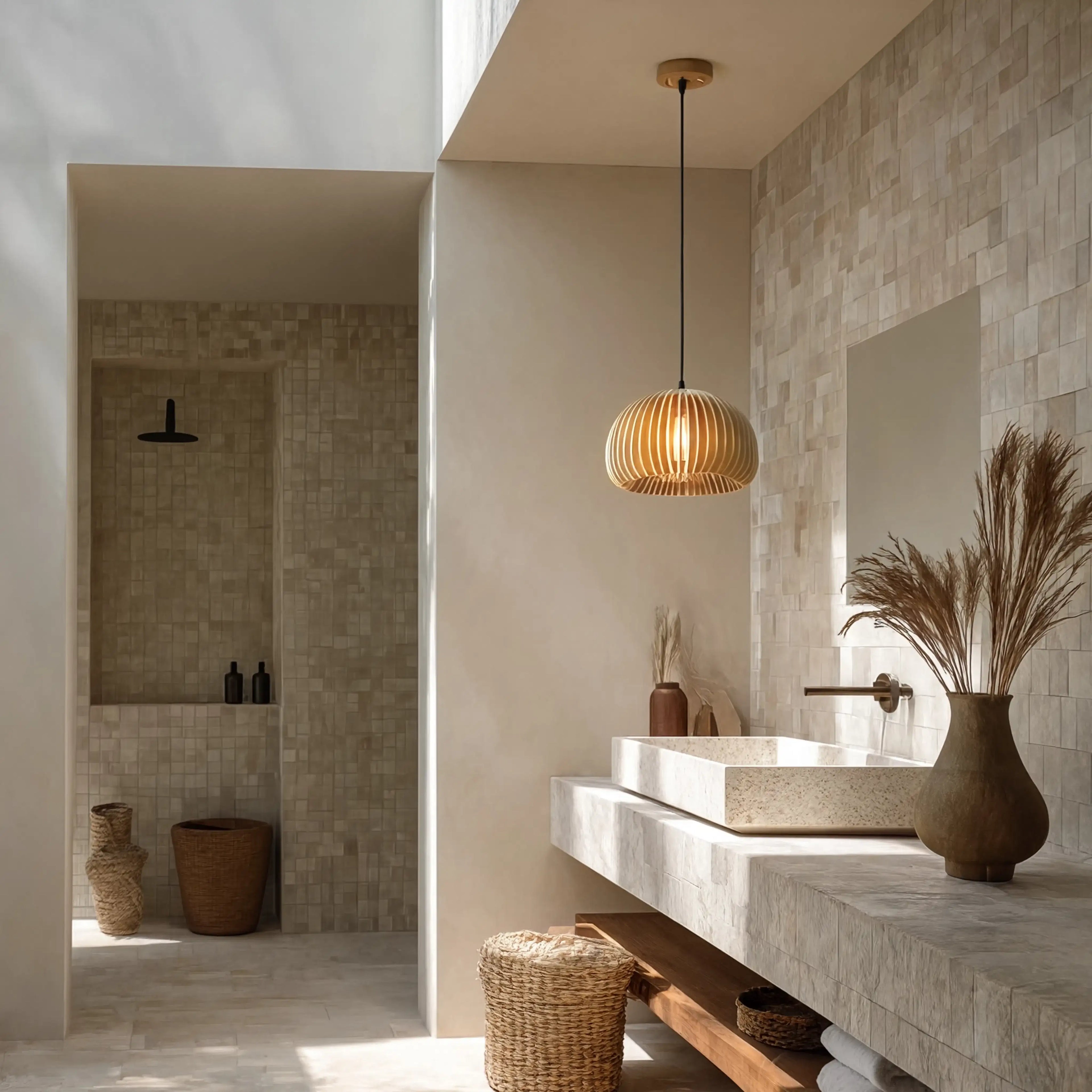 Kea - Rattan Lantern Pendant light