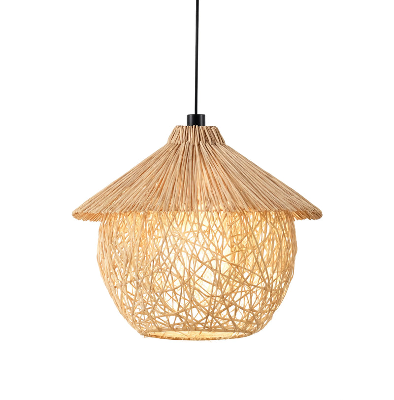 Locri - Rattan Cabin Swing pendant light