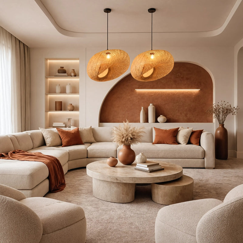 Triton - Rattan Ball pendant Light