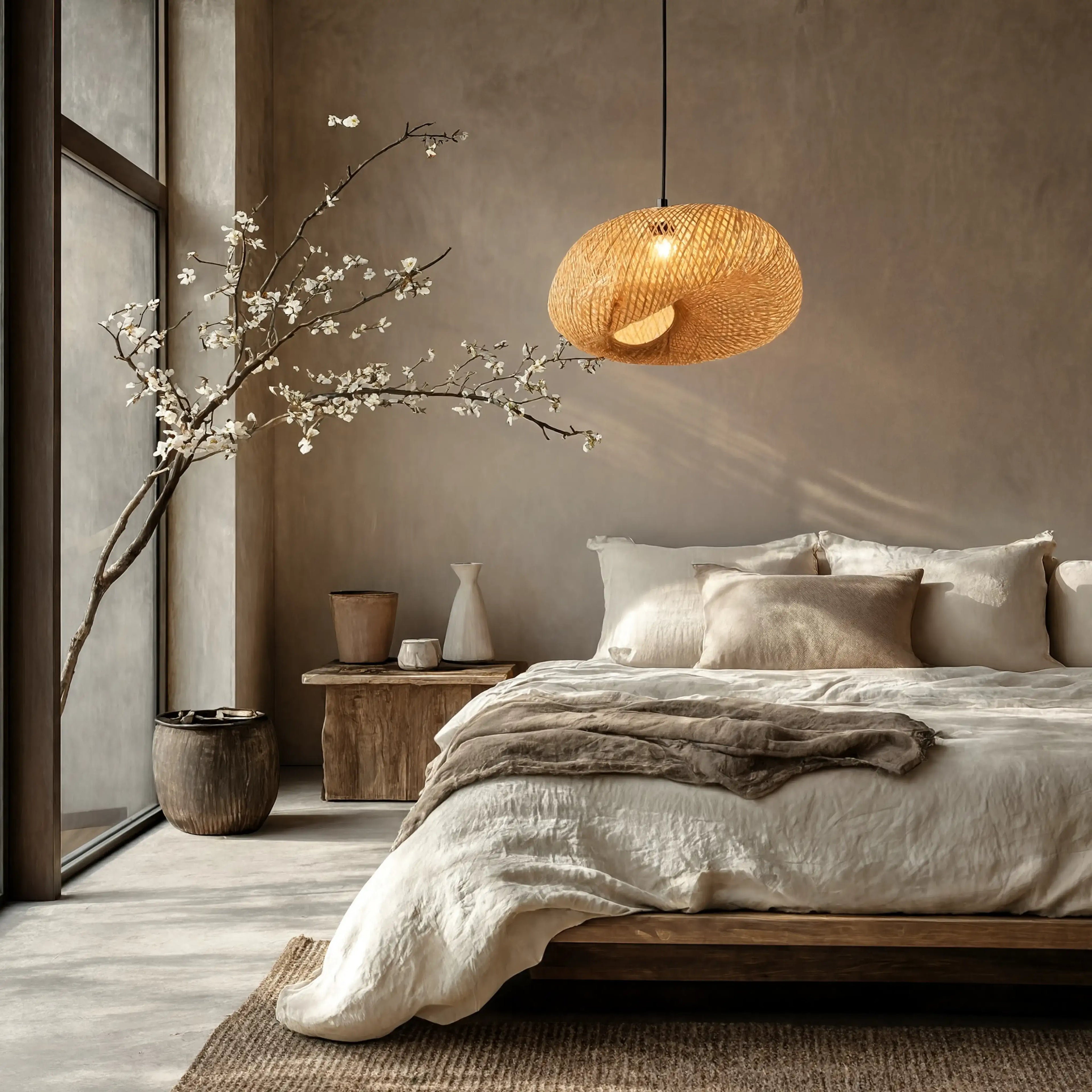 Triton - Rattan Ball pendant Light