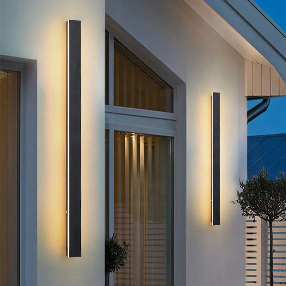 Elune Applique Murale Extérieur LED Étanche Minimaliste Métal Cour - Neutralighting