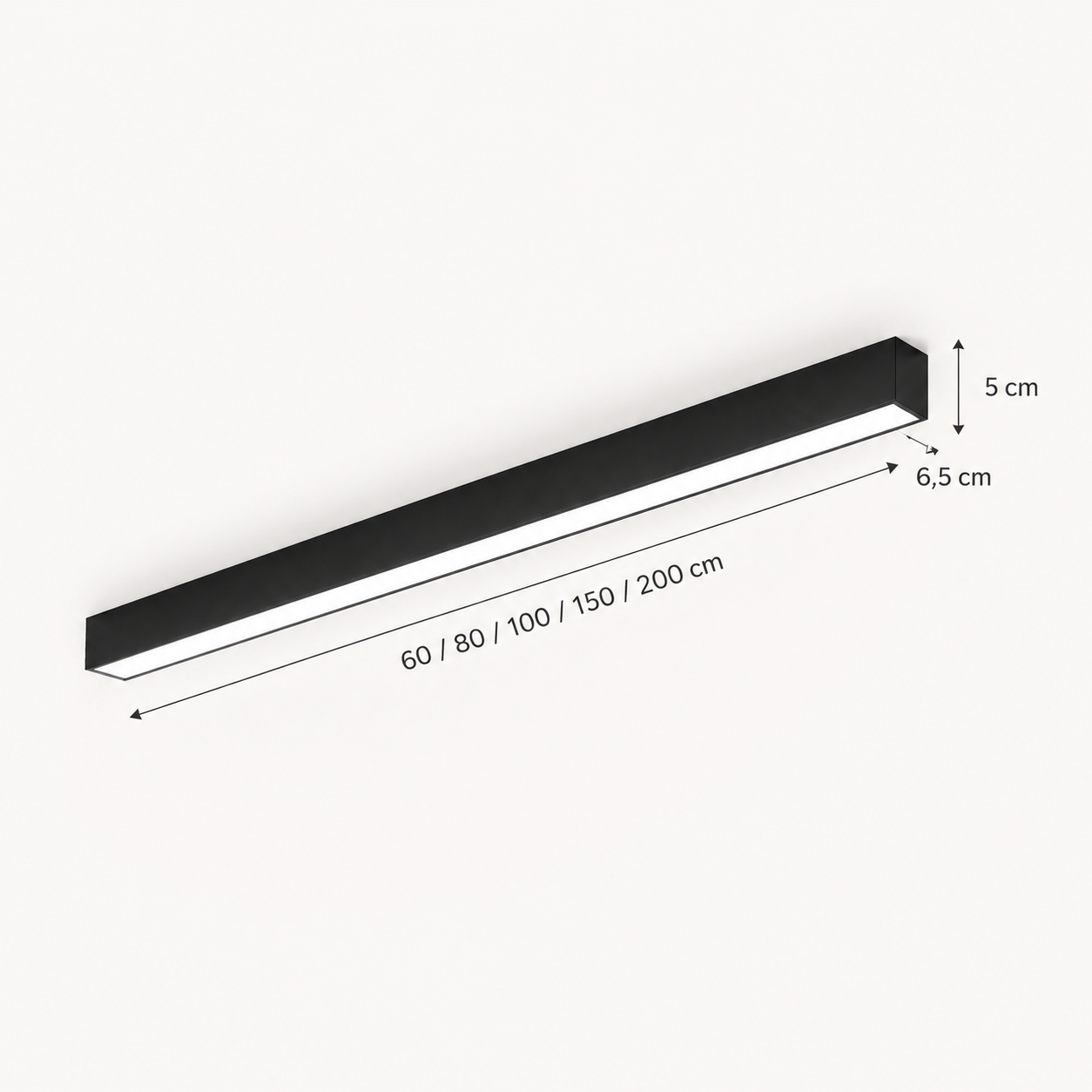 Sleek Linear LED Bar Ceiling Light