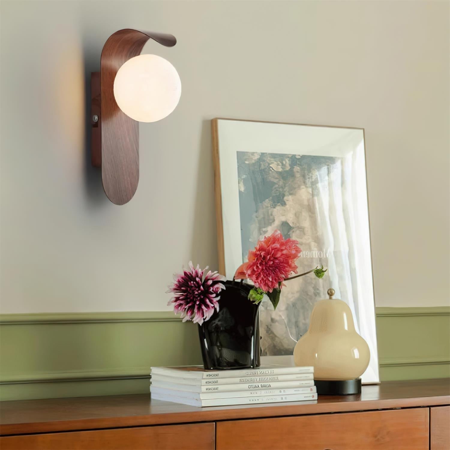 Exuro Applique Murale Intérieure en Bois / Noyer - Neutralighting