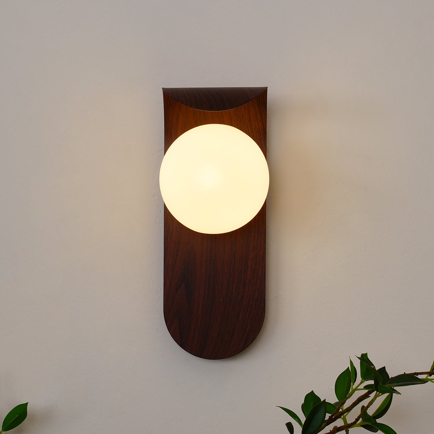 Exuro Applique Murale Intérieure en Bois / Noyer - Neutralighting