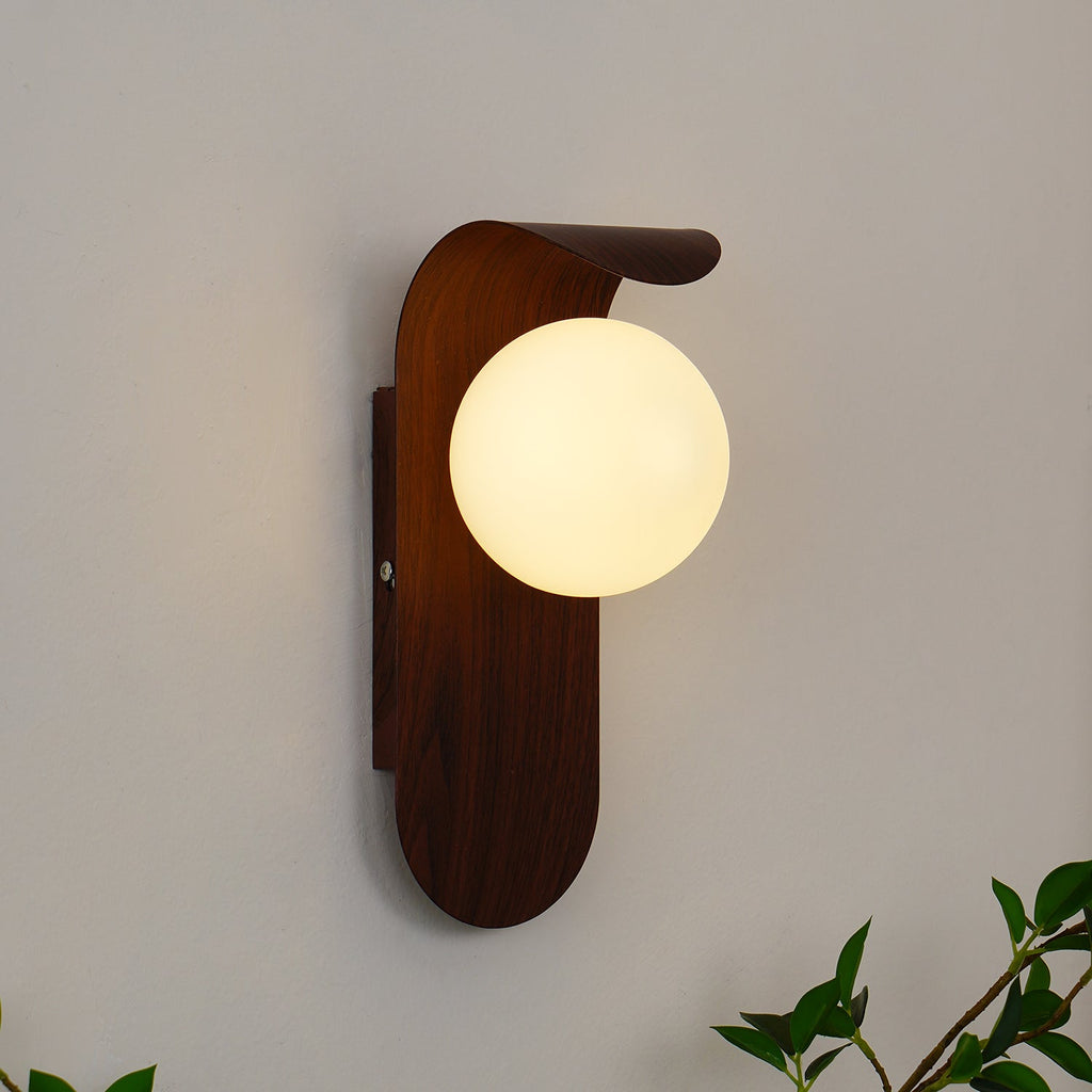 Exuro Applique Murale Intérieure en Bois / Noyer - Neutralighting