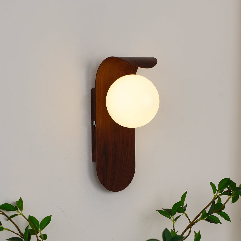 Exuro Applique Murale Intérieure en Bois / Noyer - Neutralighting