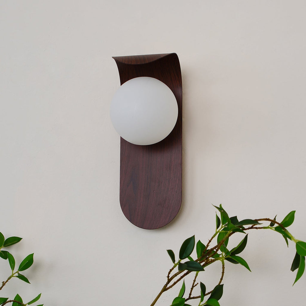 Exuro Applique Murale Intérieure en Bois / Noyer - Neutralighting