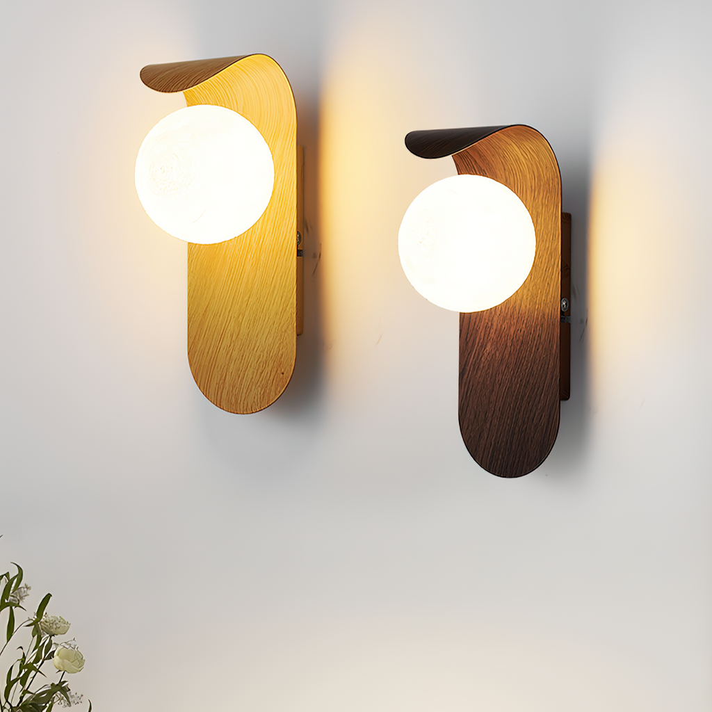 Exuro Applique Murale Intérieure en Bois / Noyer - Neutralighting