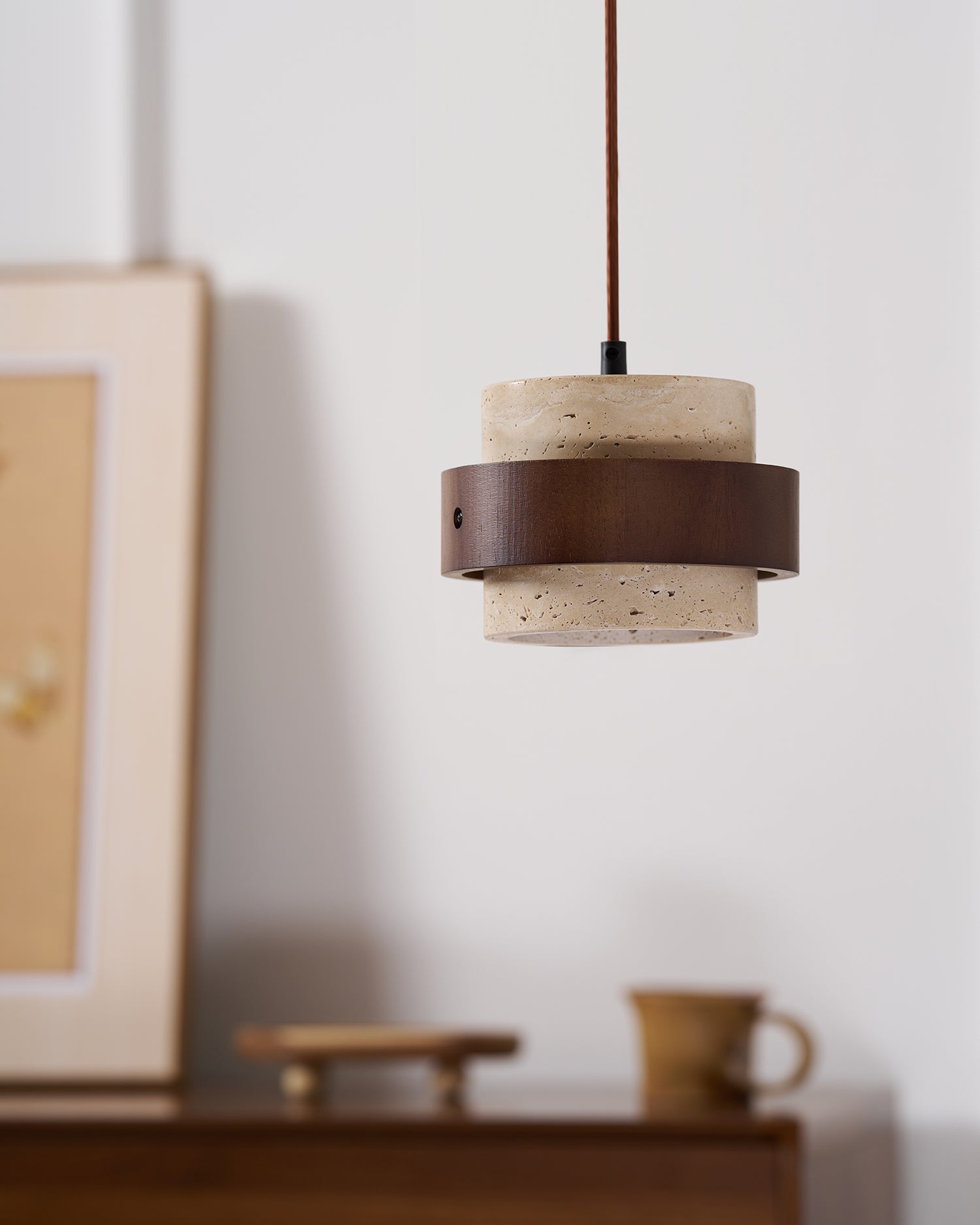 Perra Suspension Travertin - Neutralighting