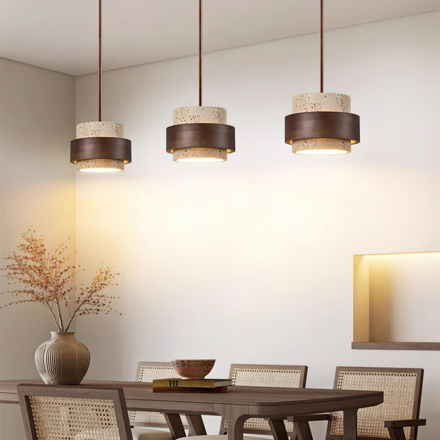 Perra Suspension Travertin - Neutralighting