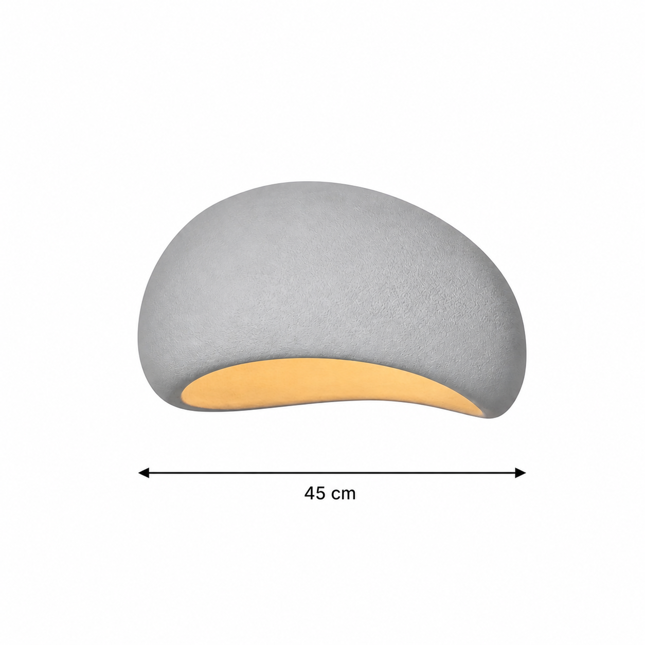 Minimalist Round Ceiling Light in High-Quality Polymer
