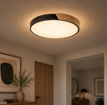 Extra-Flat Round Scandinavian-Style Ceiling Light