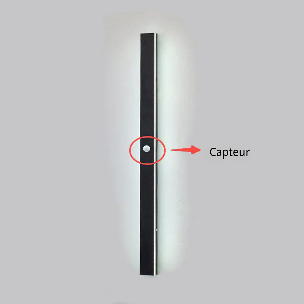 Elune Applique Murale Extérieur LED Étanche Minimaliste Métal Cour - Neutralighting