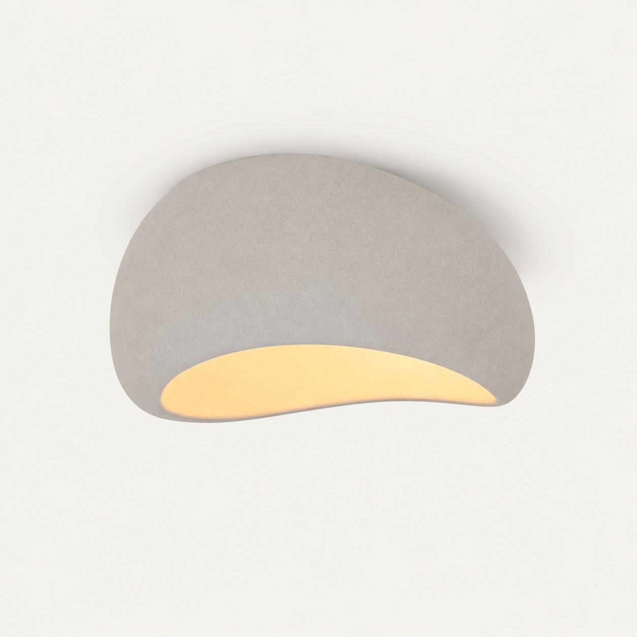 Minimalist Round Ceiling Light in High-Quality Polymer