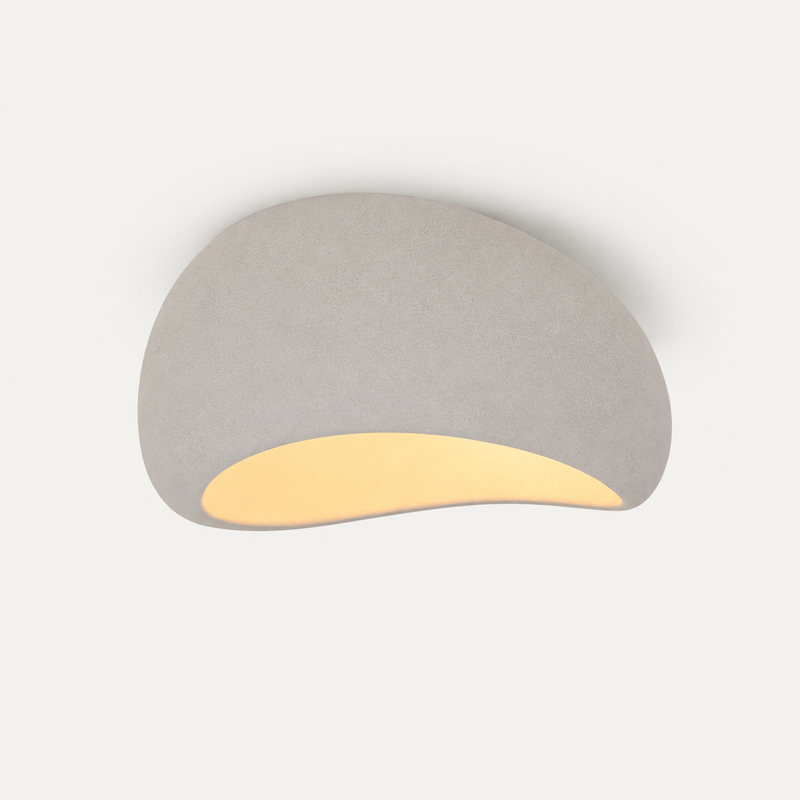 Minimalist Round Ceiling Light in High-Quality Polymer