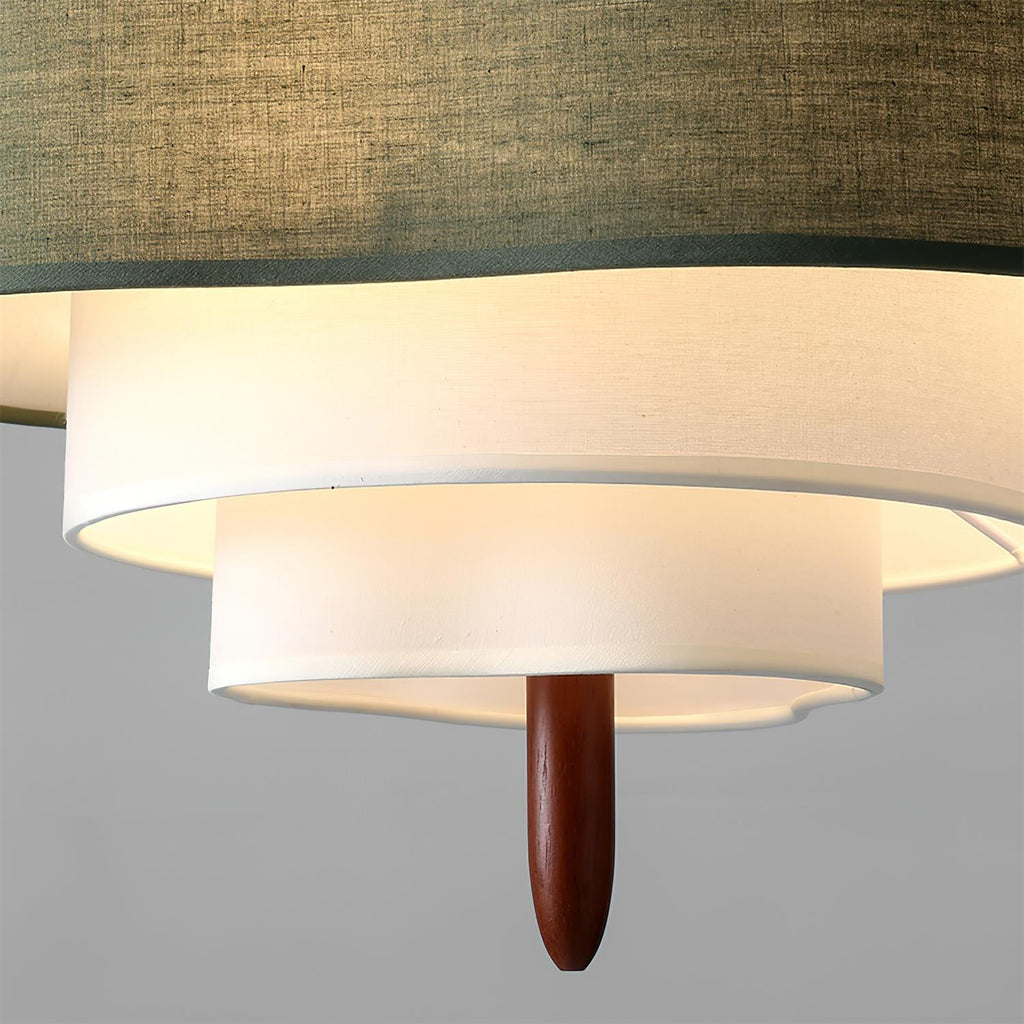 Ophel Lampe Suspendue en Tissu Vert - Neutralighting