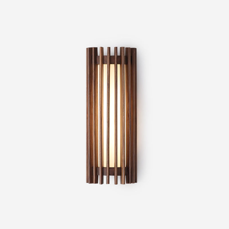 Neyra Indoor Walnut Wall Light