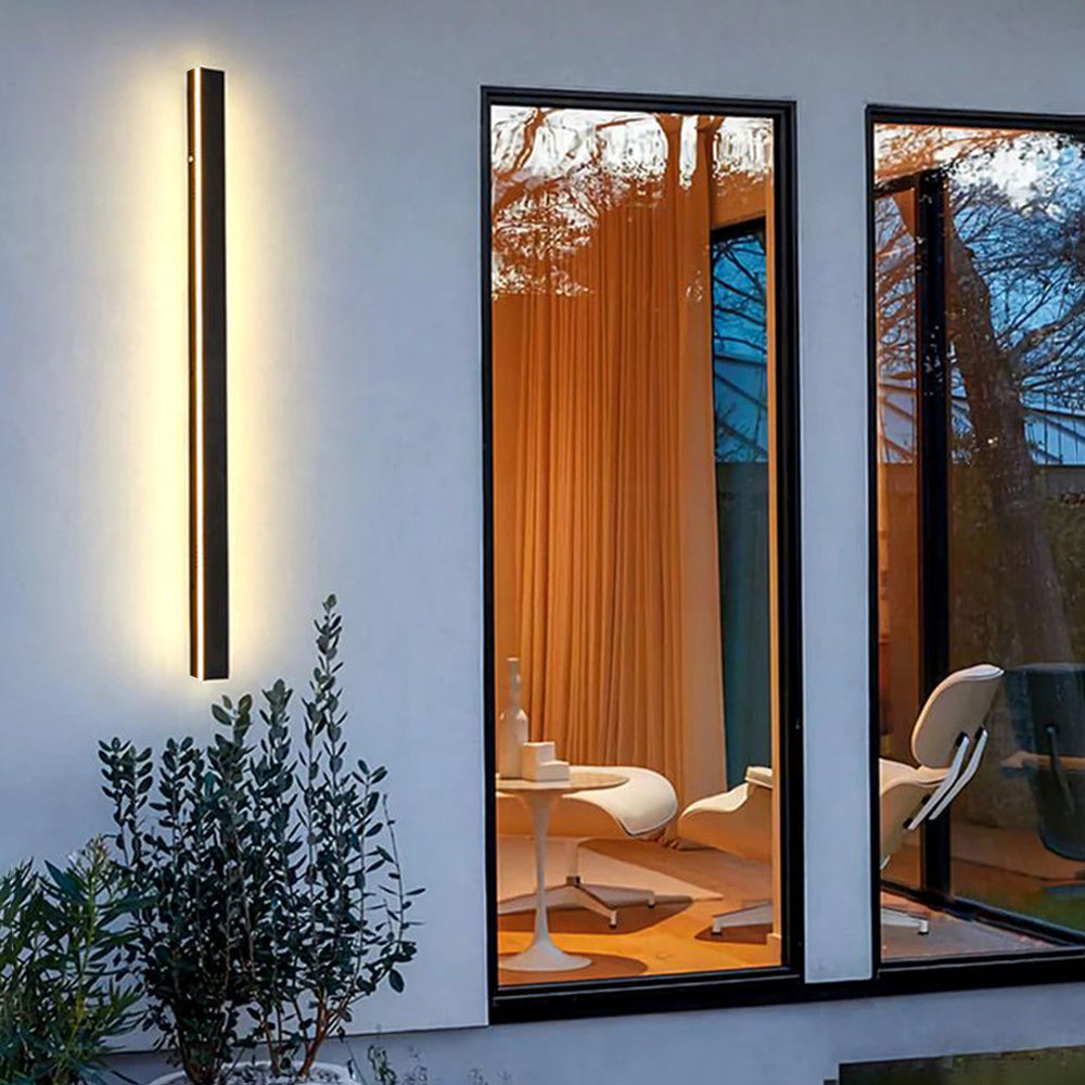 Elune Applique Murale Extérieur LED Étanche Minimaliste Métal Cour - Neutralighting