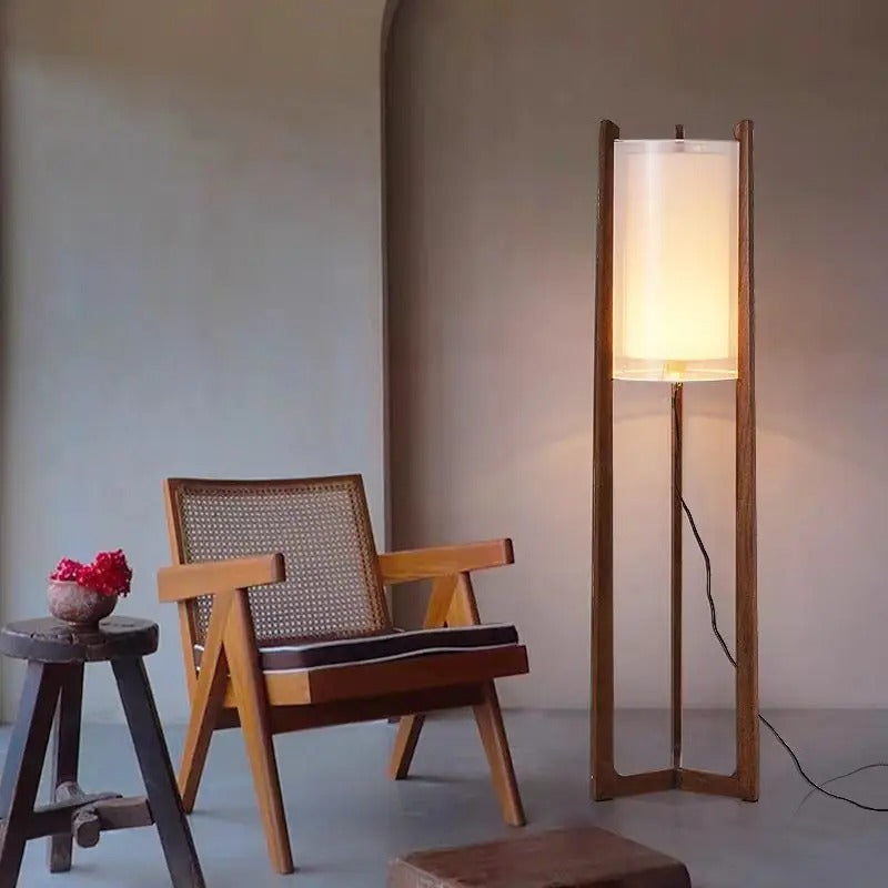Wooden Floor Lamp