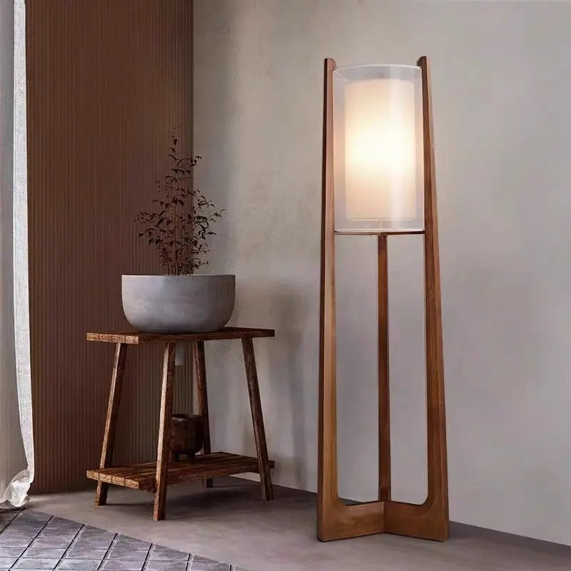 Wooden Floor Lamp