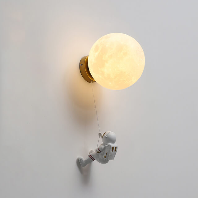 Astronaut Wall-Mounted Bedside Lamp