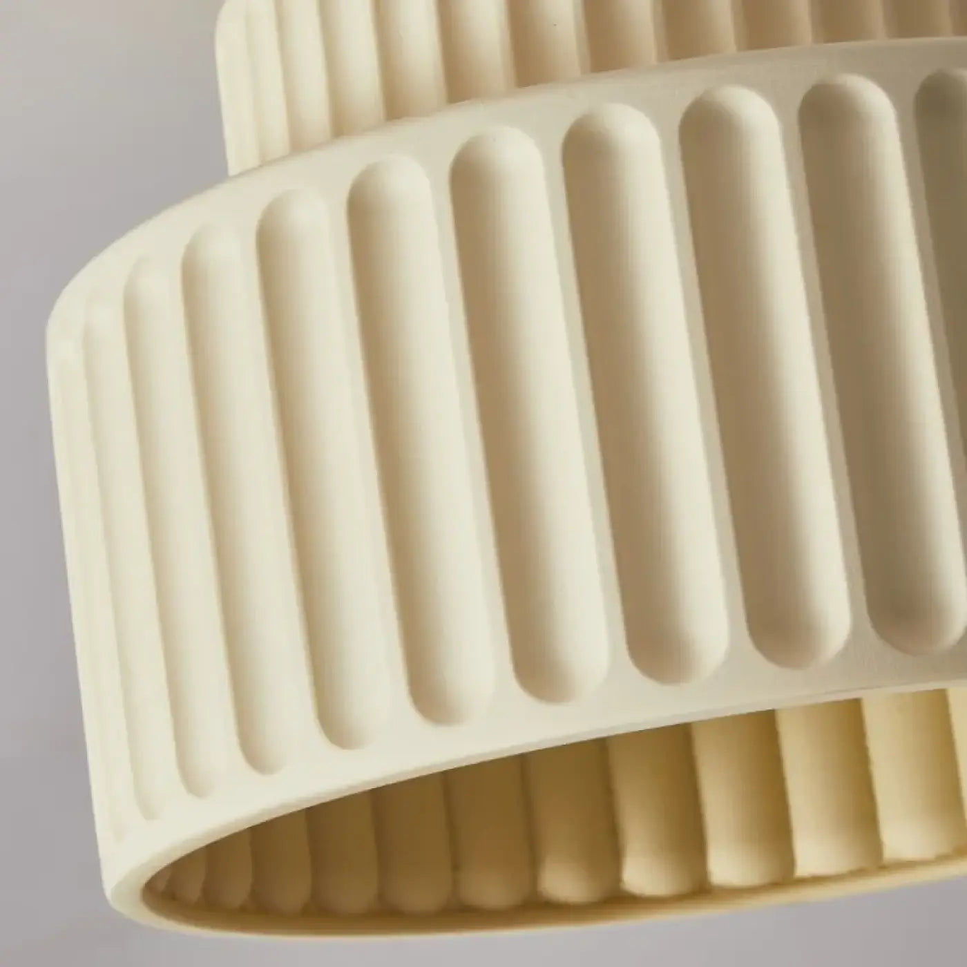 Plafonnier Cylindrique Strié au Look Rétro