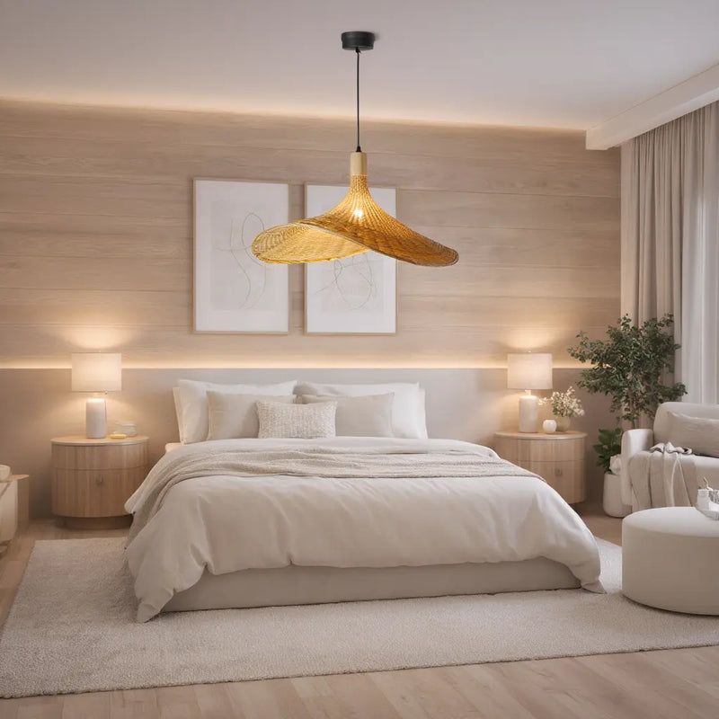Méltemi - Woven Rattan Pendant light