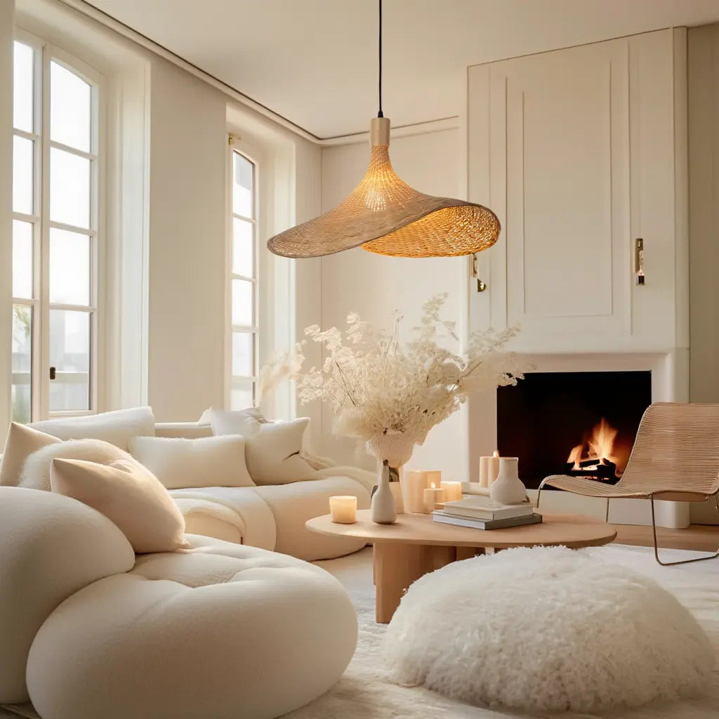 Méltemi - Woven Rattan Pendant light
