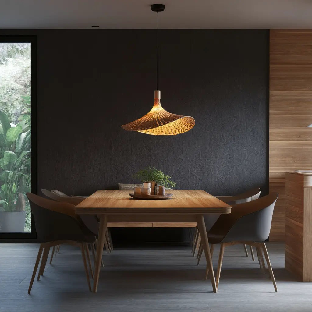 Méltemi - Woven Rattan Pendant light